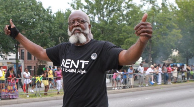 American Political Activist of The Rent Is Too Damn High Party